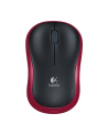 Wireless optical mouse LOGITECH M185, Red, USB - nr 28