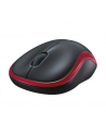 Wireless optical mouse LOGITECH M185, Red, USB - nr 60