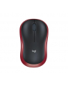 Wireless optical mouse LOGITECH M185, Red, USB - nr 62