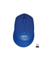 Wireless optical mouse LOGITECH M330 Silent Plus, Blue, USB - nr 108