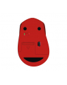 Wireless optical mouse LOGITECH M330 Silent Plus, Red, USB - nr 51