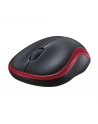 Wireless optical mouse LOGITECH M185, Red, USB - nr 16