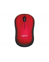 Wireless optical mouse LOGITECH M185, Red, USB - nr 19