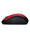 Wireless optical mouse LOGITECH M185, Red, USB - nr 20
