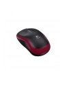 Wireless optical mouse LOGITECH M185, Red, USB - nr 22