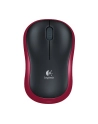 Wireless optical mouse LOGITECH M185, Red, USB - nr 33