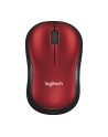 Wireless optical mouse LOGITECH M185, Red, USB - nr 39