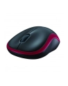 Wireless optical mouse LOGITECH M185, Red, USB - nr 41