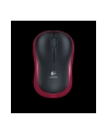 Wireless optical mouse LOGITECH M185, Red, USB - nr 45