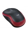 Wireless optical mouse LOGITECH M185, Red, USB - nr 63