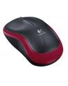 Wireless optical mouse LOGITECH M185, Red, USB - nr 6