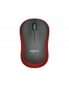 Wireless optical mouse LOGITECH M185, Red, USB - nr 7