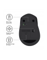Wireless optical mouse LOGITECH M330 Silent Plus, Black, USB - nr 121