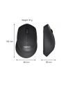 Wireless optical mouse LOGITECH M330 Silent Plus, Black, USB - nr 61