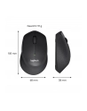 Wireless optical mouse LOGITECH M330 Silent Plus, Black, USB - nr 89