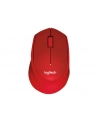 Wireless optical mouse LOGITECH M330 Silent Plus, Red, USB - nr 25