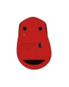 Wireless optical mouse LOGITECH M330 Silent Plus, Red, USB - nr 31