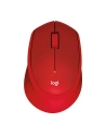 Wireless optical mouse LOGITECH M330 Silent Plus, Red, USB - nr 46