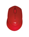 Wireless optical mouse LOGITECH M330 Silent Plus, Red, USB - nr 48