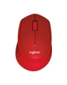 Wireless optical mouse LOGITECH M330 Silent Plus, Red, USB - nr 51