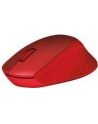 Wireless optical mouse LOGITECH M330 Silent Plus, Red, USB - nr 59