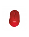 Wireless optical mouse LOGITECH M330 Silent Plus, Red, USB - nr 63