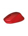 Wireless optical mouse LOGITECH M330 Silent Plus, Red, USB - nr 65