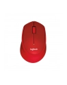 Wireless optical mouse LOGITECH M330 Silent Plus, Red, USB - nr 66