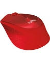 Wireless optical mouse LOGITECH M330 Silent Plus, Red, USB - nr 75