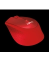 Wireless optical mouse LOGITECH M330 Silent Plus, Red, USB - nr 78