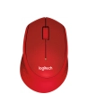 Wireless optical mouse LOGITECH M330 Silent Plus, Red, USB - nr 79