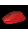 Wireless optical mouse LOGITECH M330 Silent Plus, Red, USB - nr 80