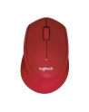 Wireless optical mouse LOGITECH M330 Silent Plus, Red, USB - nr 81