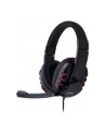Gembird Gaming headset with volume control, glossy black - nr 36