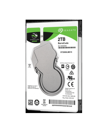 Dysk SEAGATE ST2000LM015 BarraCuda® 2.5'' 2TB 5400 128MB SATA 6Gb/s