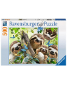 ravensburger Puzzle 500el Leniwcowe selfie 147908 - nr 1