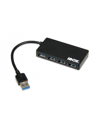 ibox USB 3.0 czarny 4-porty Slim