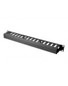 digitus Organizator kablowy 19 cali 1U dukt W/40xG/70 czarny (RAL 9005) - nr 8