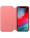 apple Etui skórzane folio iPhone XS - zgaszony róż - nr 16