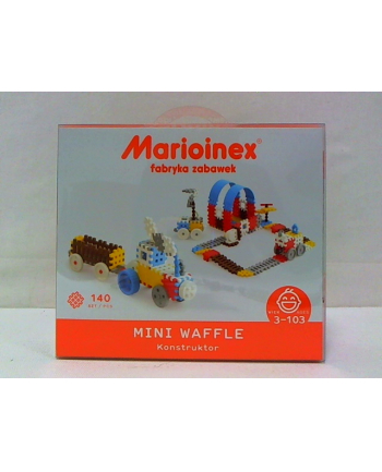 marioinex Klocki wafle mini 140szt konstr-chłop 02820 DOD15%