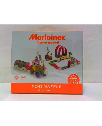 marioinex Klocki wafle mini 140szt konstr-dziew 02837 DOD15%