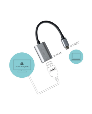 i-tec Adapter USB-C do HDMI, 4K Ultra HD 60Hz kompatybilny z Thunderbolt 3