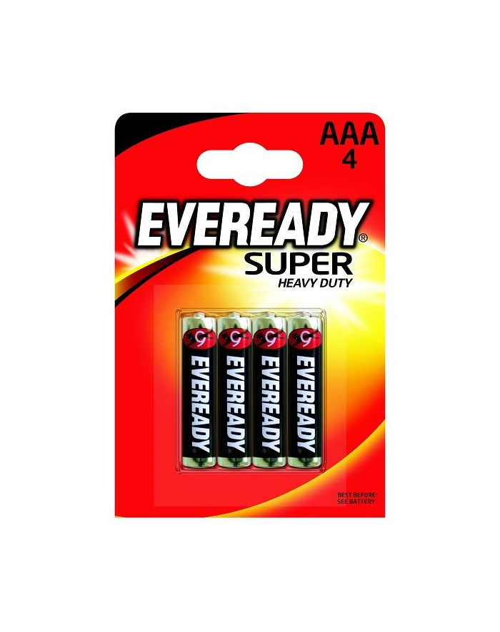 energizer Bateria Eveready Heavy Duty AAA R3 4 szt. Blister główny