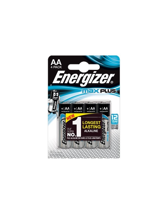 energizer Bateria Max Plus AA LR6 4 szt. Blister główny