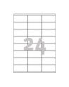 avery zweckform Uniwersalne etykiety samoprzylepne, 70 x 36mm, białe, do drukarki, 2400 sztuk - nr 11