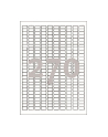 avery zweckform Usuwalne etykiety uniwersalne, 17,8 x 10mm, białe, do drukarki,  8100 sztuk - nr 14