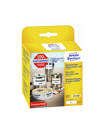 avery zweckform Etykiety Heavy Duty w rolce do termodruku, 19 x 64mm, 450 sztuk