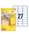 avery zweckform Usuwalne etykiety uniwersalne, 63,5 x 29,6mm, białe, do drukarki,810 sztuk - nr 12