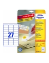 avery zweckform Usuwalne etykiety uniwersalne, 63,5 x 29,6mm, białe, do drukarki,810 sztuk - nr 1