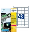 avery zweckform Etykiety wodoodporne Heavy Duty, 45,7 x 21,2mm, białe,           do drukarki, 960 sztuk - nr 15